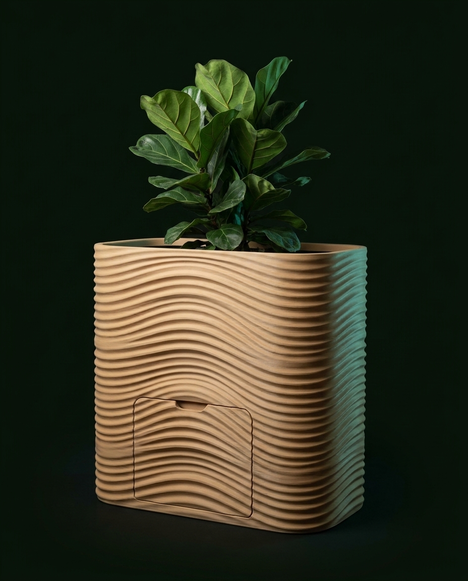 Model No. 3D-printed Canopy planter
